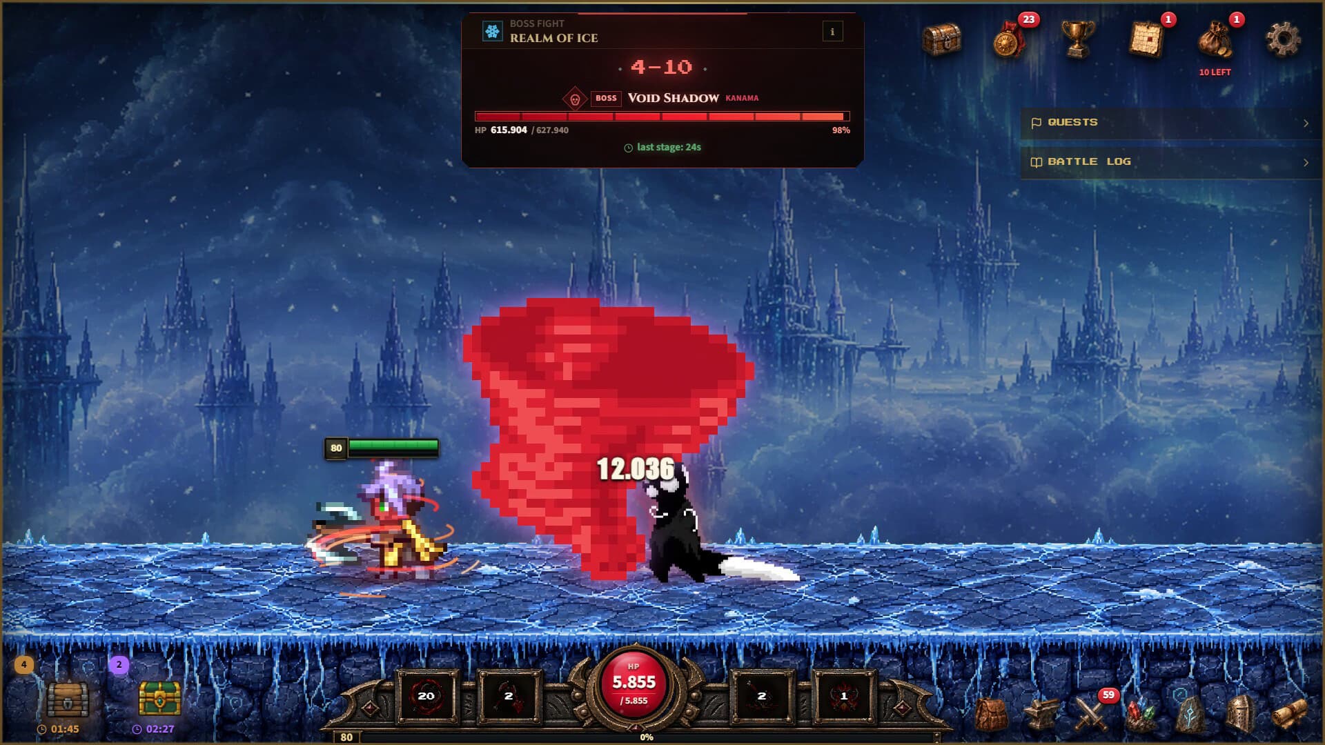 Chest & Blade ekran görüntüsü: Buz Diyarı